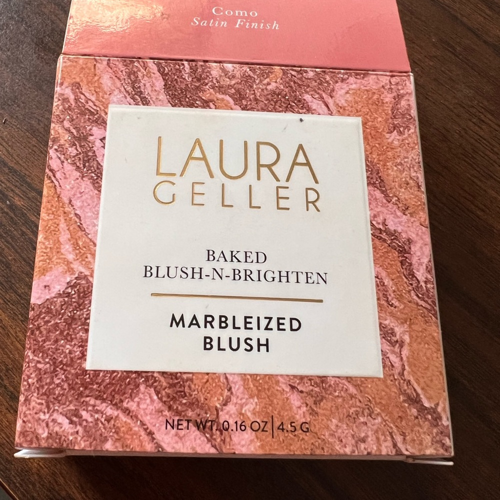 Laura Geller marveled blush. Comp